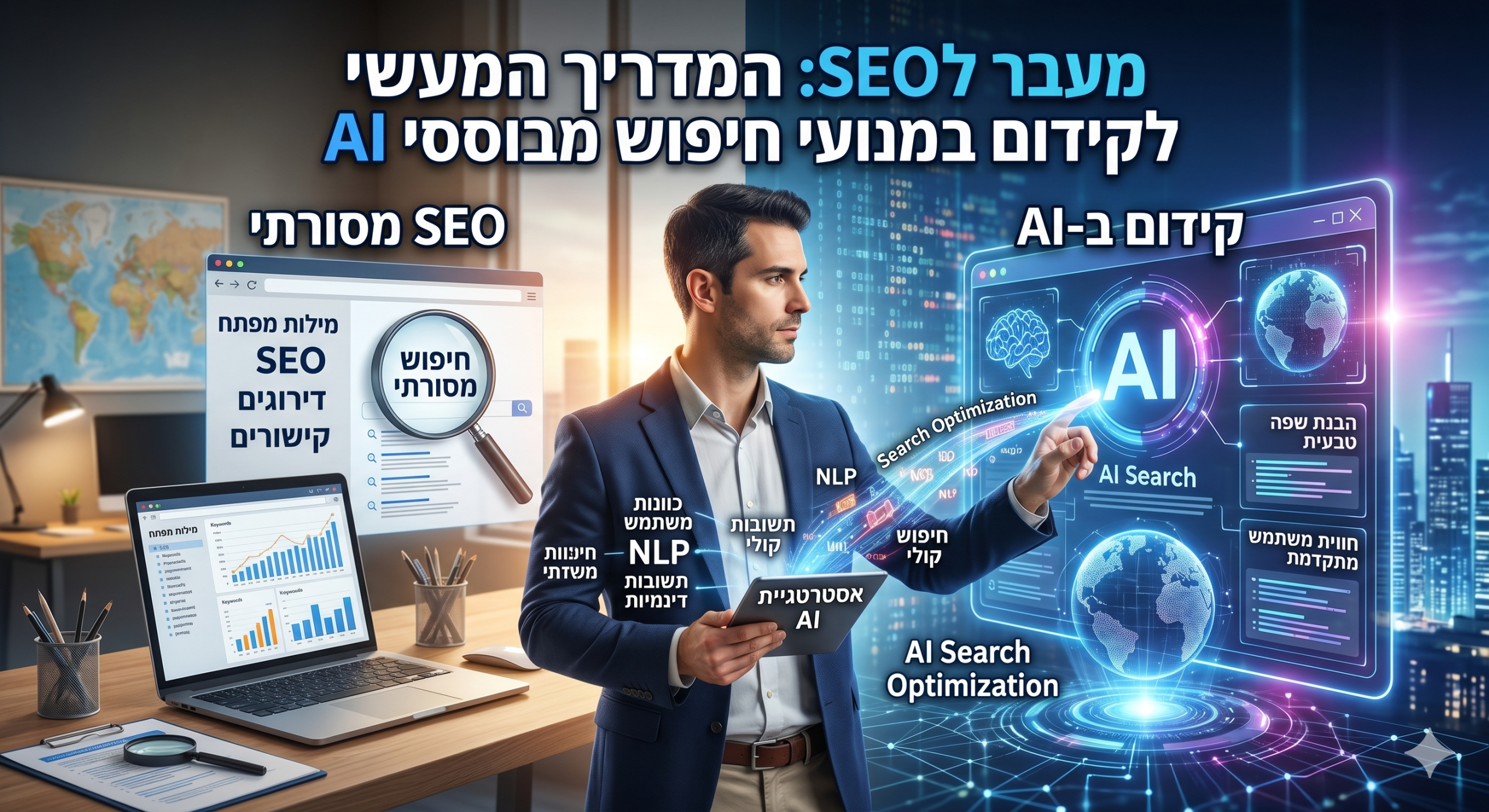 מעבר ל-SEO: המדריך המעשי לקידום במנועי חיפוש מבוססי AI